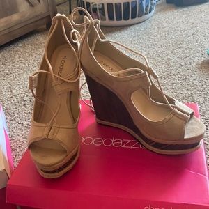 Never worn wedge heels